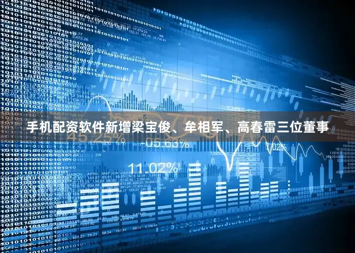 手机配资软件新增梁宝俊、牟相军、高春雷三位董事